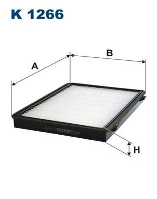 Filtre, air de l'habitacle FILTRON K 1266