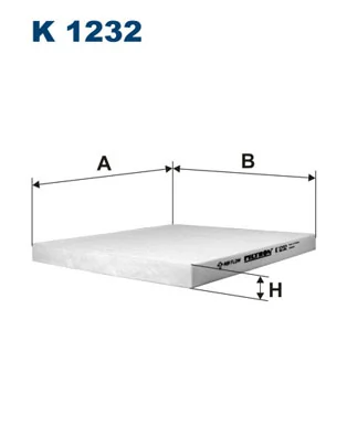 Filtre, air de l'habitacle FILTRON K 1232