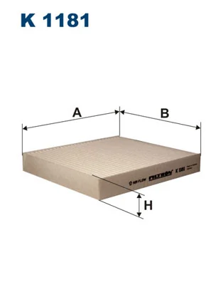 Filtre, air de l'habitacle FILTRON K 1181
