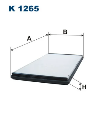 Filtre, air de l'habitacle FILTRON K 1265