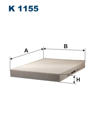 Filtre, air de l'habitacle FILTRON K 1155