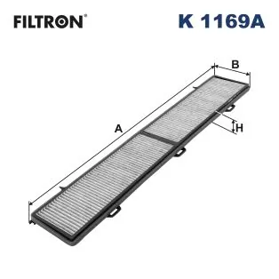 Filtre, air de l'habitacle FILTRON K 1169A