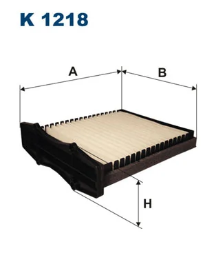 Filtre, air de l'habitacle FILTRON K 1218