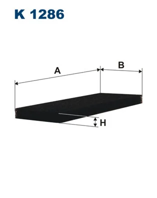 Filtre, air de l'habitacle FILTRON K 1286