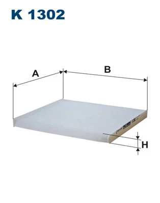 Filtre, air de l'habitacle FILTRON K 1302