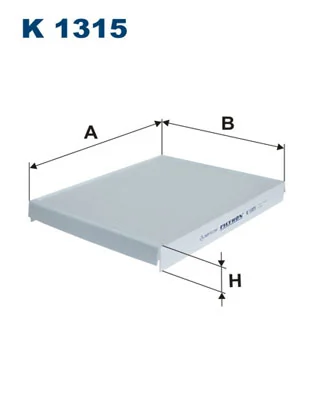 Filtre, air de l'habitacle FILTRON K 1315