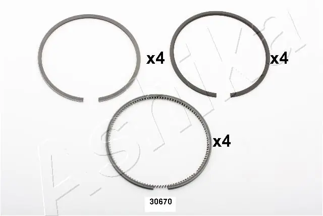 Piston ring set