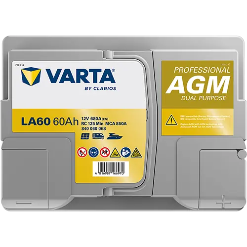 Batterie de démarrage VARTA 840060068K312