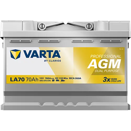 Batterie de démarrage VARTA 840070076K312