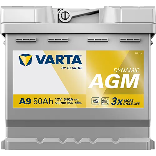 Batterie de démarrage VARTA 550901054K262