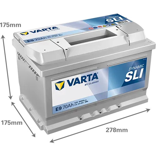 Batterie de démarrage VARTA 570144064K262 0001777620 1036619 12772115FU 13165239 Vue produit 2