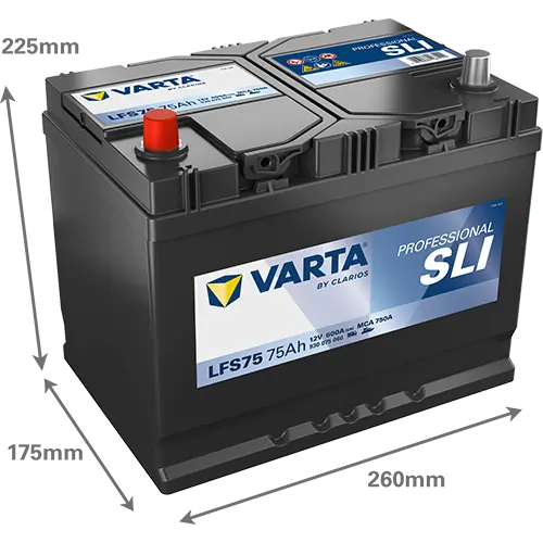 Batterie de démarrage VARTA 930075060K312
