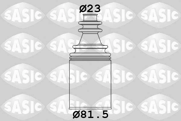 SASIC 1904006 — Пильовик OPEL MOVANO A, VIVARO A, RENAULT MASTER II, TRAFIC II (вир-во SASIC)