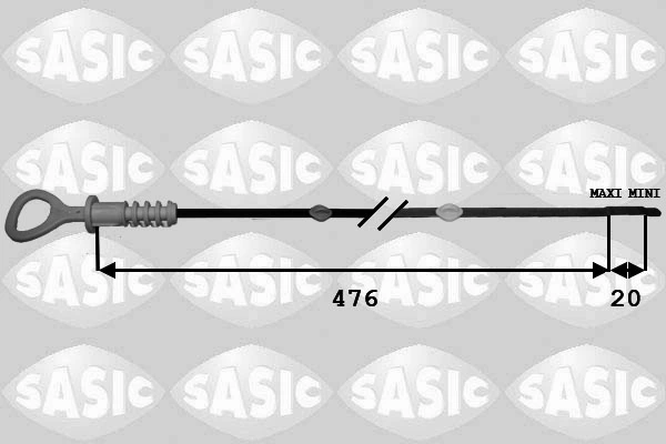 SASIC 1946004 — Щуп рівня олії VAG (вир-во Sasic)