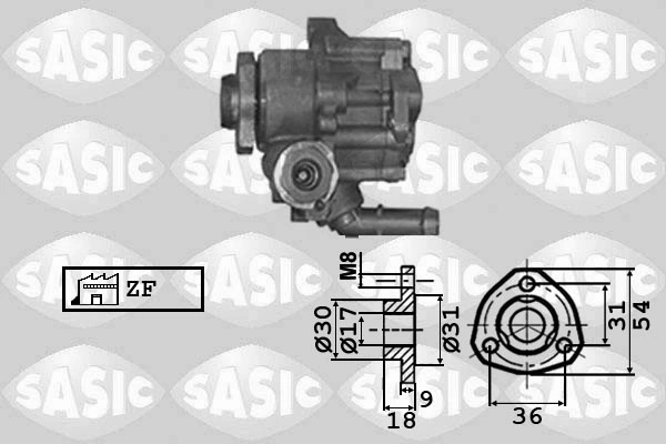 Pompe hydraulique, direction SASIC 7076023