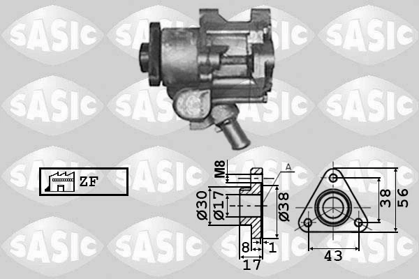 Pompe hydraulique, direction SASIC 7076022