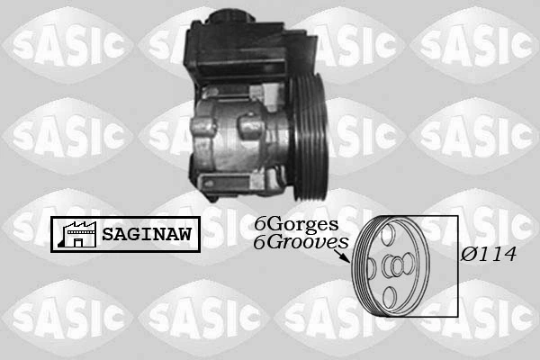 Pompe hydraulique, direction SASIC 7070021