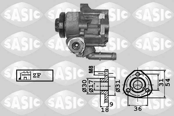 Pompe hydraulique, direction SASIC 7076024