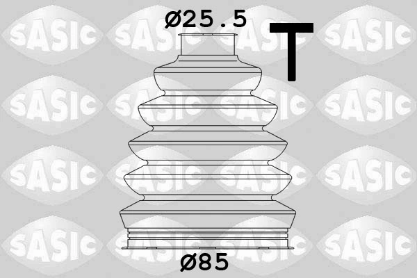 SASIC 1904029 — Пильовик ALFA, CHRYSLER, FIAT, KIA, MINI, RENAULT (вир-во SASIC)
