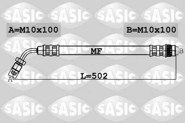 Flexible de frein SASIC 6604017