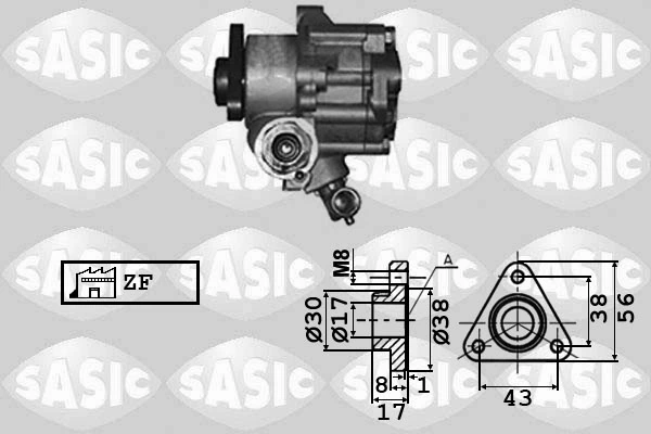 Pompe hydraulique, direction SASIC 7076002