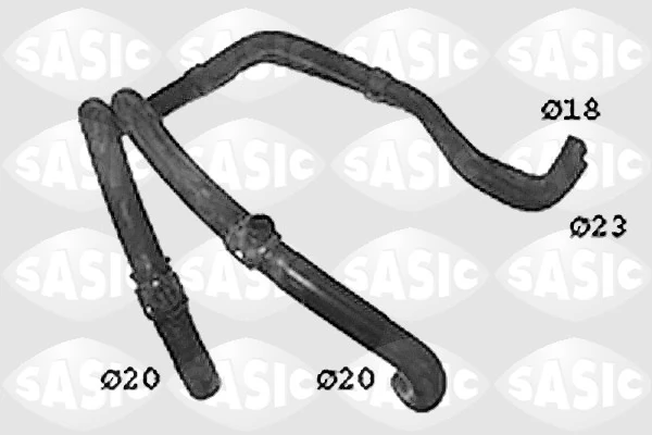 Durite de radiateur SASIC SWH4284