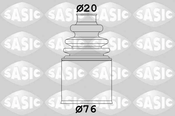 Jeu de joints-soufflets, arbre de commande SASIC 2873483