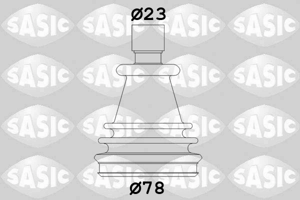 Jeu de joints-soufflets, arbre de commande SASIC 2933163