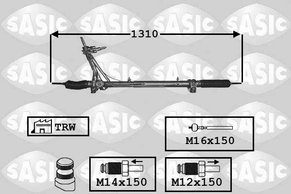 SASIC 7170025 — Рульова рейка