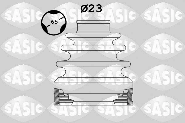 SASIC 1904037 — Пильовик ALFA ROMEO, FIAT, RENAULT, TOYOTA (вир-во SASIC)