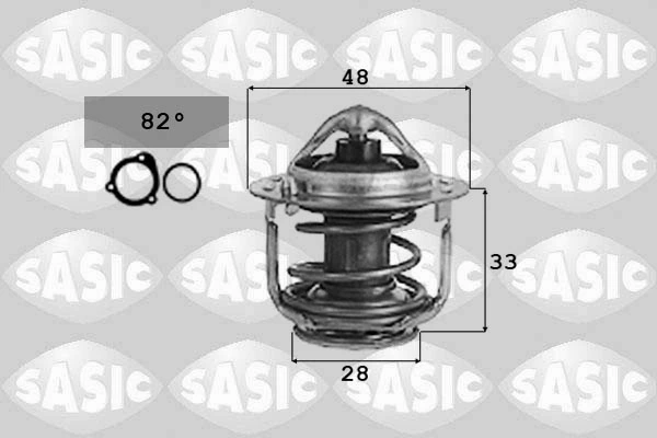 Thermostat, coolant