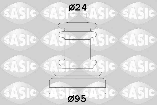 Jeu de joints-soufflets, arbre de commande SASIC 2933423