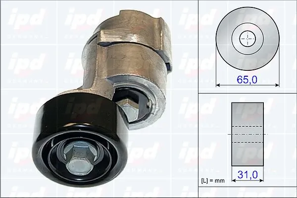 Belt Tensioner, V-ribbed belt