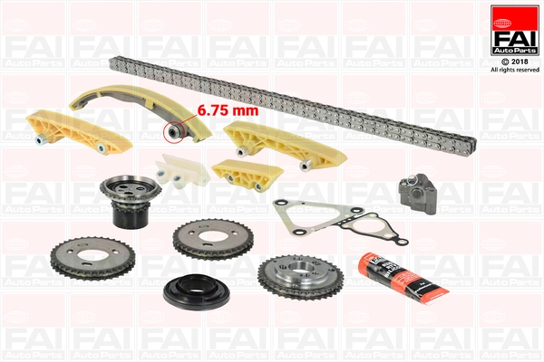 Kit de distribution par chaîne FAI AutoParts TCK47