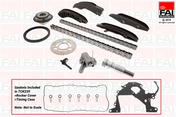 Kit de distribution par chaîne FAI AutoParts TCK239