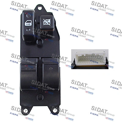 Switch, window regulator