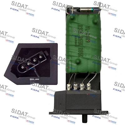 Resistor, interior blower