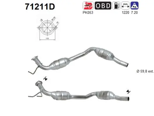 KATALIZATOR DB VITO CDI W638