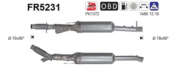 KATALIZATOR SCR CITROEN 2,0 BLUEHDI C4/308 EURO 6