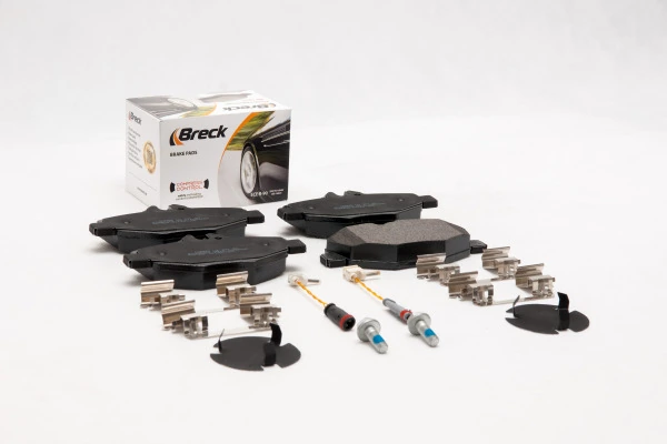 Kit de plaquettes de frein, frein à disque BRECK 23743 00 701 10