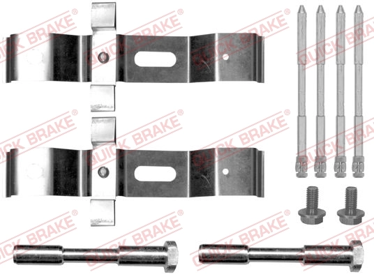 Kit d'accessoires, plaquette de frein a disque