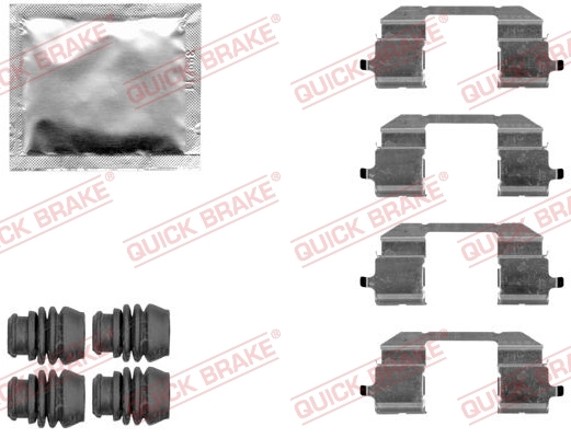 Kit d'accessoires, plaquette de frein a disque