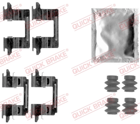 Kit d'accessoires, plaquette de frein a disque