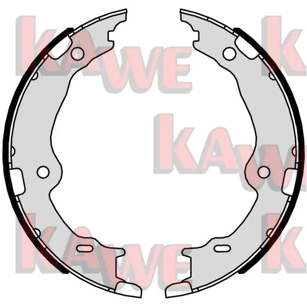 Brake Shoe Set, parking brake