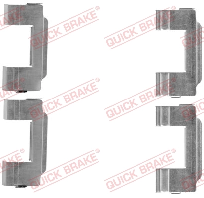 Kit d'accessoires, plaquette de frein a disque