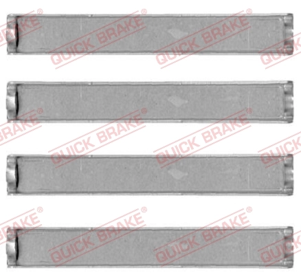 Kit d'accessoires, plaquette de frein a disque