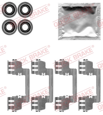 Kit d'accessoires, plaquette de frein a disque
