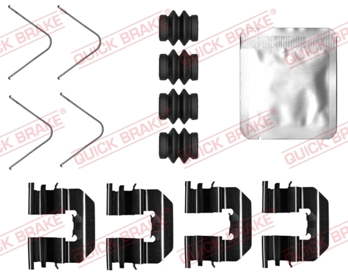 Kit d'accessoires, plaquette de frein a disque