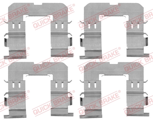 Kit d'accessoires, plaquette de frein a disque