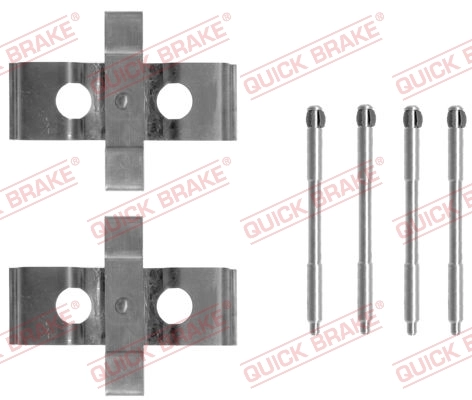 Kit d'accessoires, plaquette de frein a disque